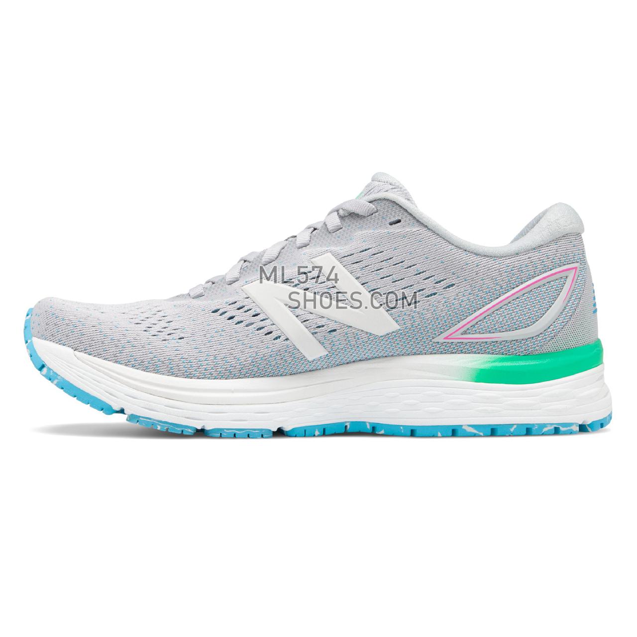 New Balance 880v9 - Women's Neutral Running - Light Aluminum with Steel and Bayside - W880PP9