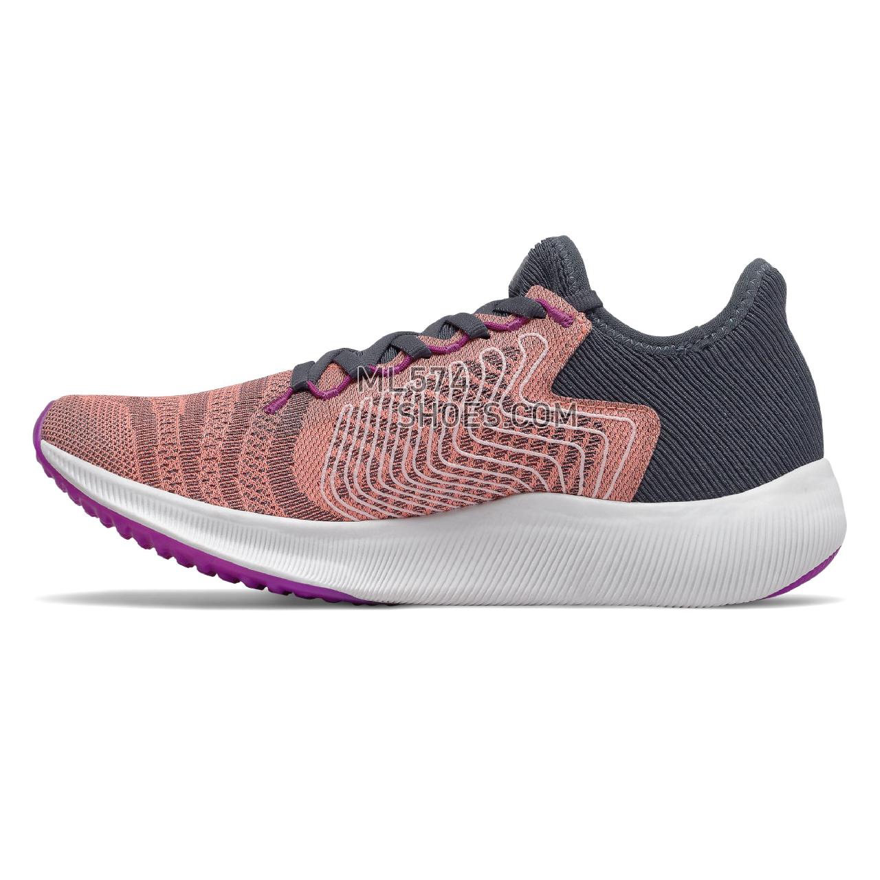 New Balance FuelCell Rebel - Women's Neutral Running - Ginger Pink with White and Black - WFCXPG