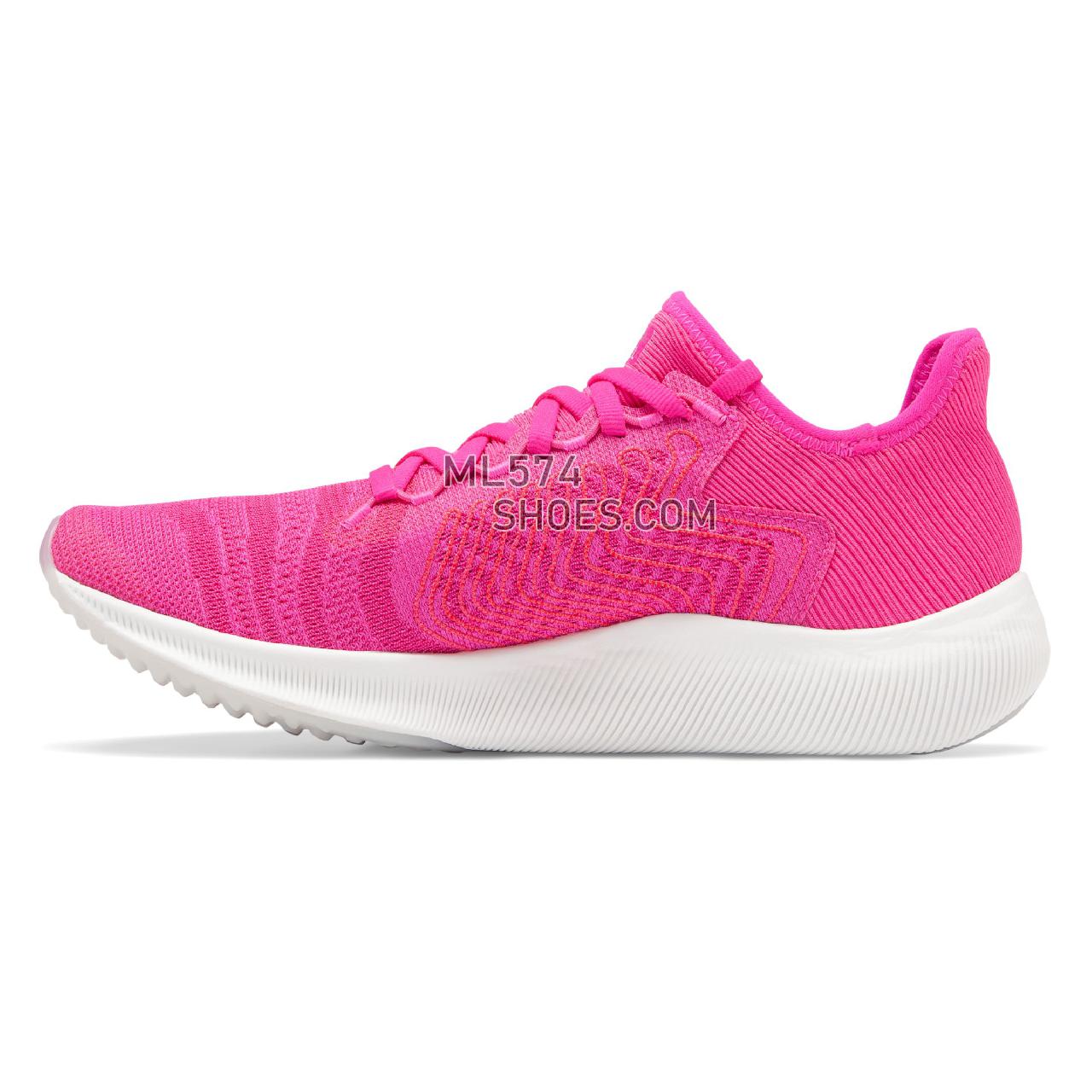 New Balance FuelCell Rebel - Women's Neutral Running - Peony with Coral Glow - WFCXRW