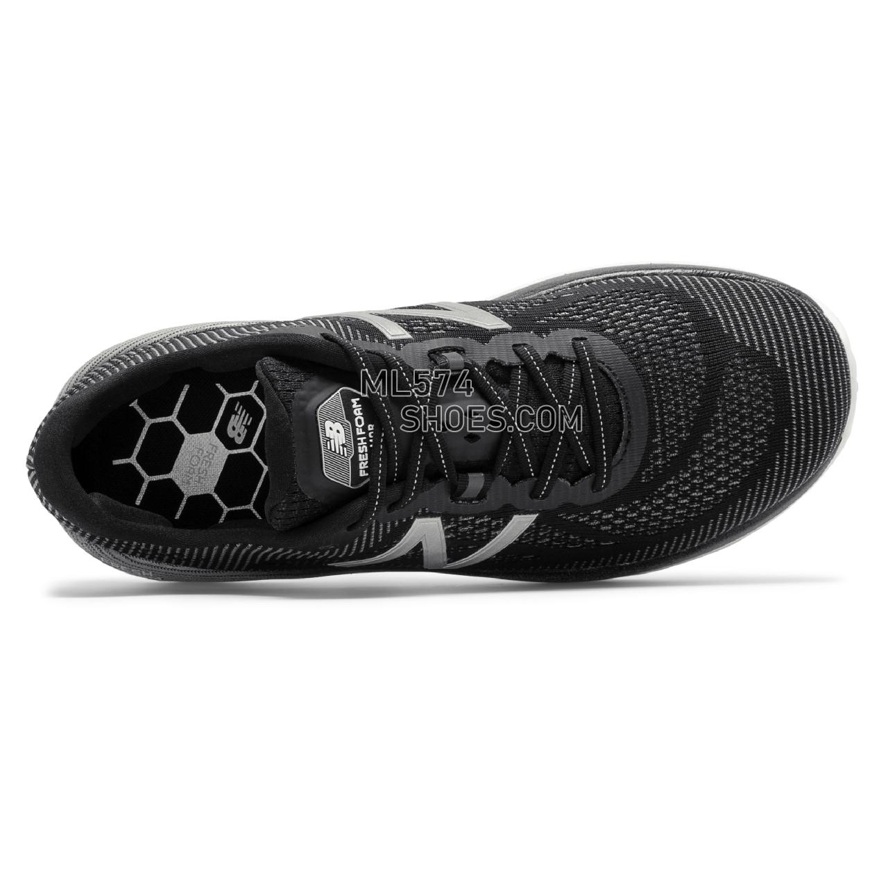 New Balance Fresh Foam More - Women's Neutral Running - Black with Orca - WMORBK