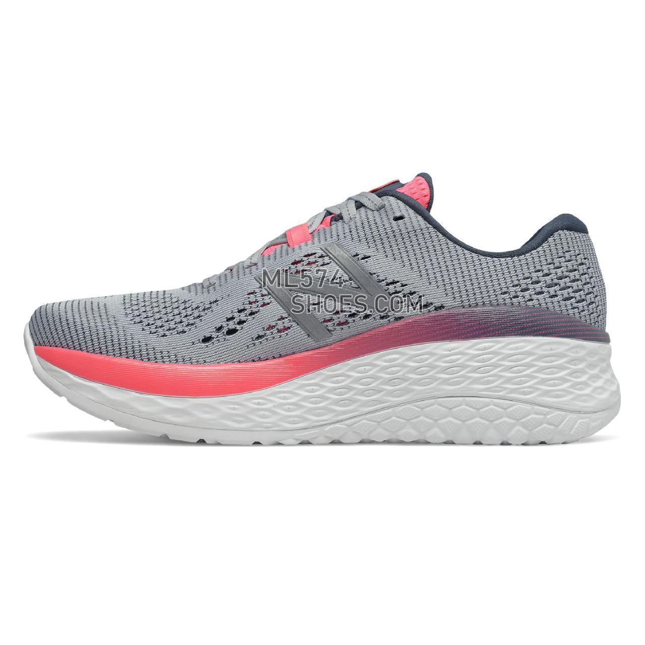 New Balance Fresh Foam More - Women's Neutral Running - Light Cyclone with Guava and Reflection - WMORGC