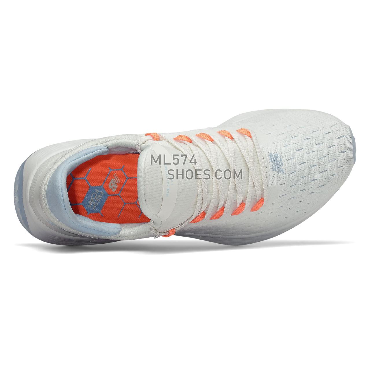 New Balance Fresh Foam Lazr v2 HypoKnit - Women's Neutral Running - Sea Salt with Air and Mango - WLZHKLS2