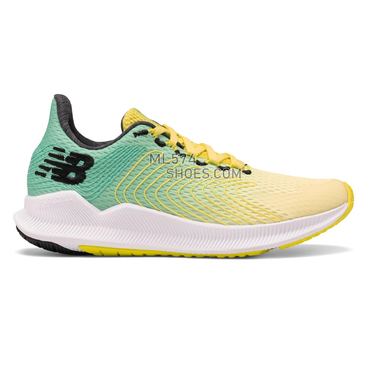 New Balance FuelCell Propel - Women's Neutral Running - Sulphur Yellow with Neon Emerald and Black - WFCPRBS1