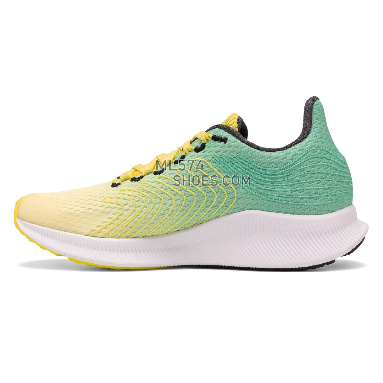 New Balance FuelCell Propel - Women's Neutral Running - Sulphur Yellow with Neon Emerald and Black - WFCPRBS1