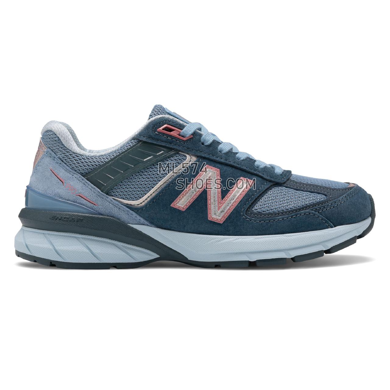 New Balance Made in US 990v5 - Women's Neutral Running - Orion Blue with Lyons Blue - W990OL5