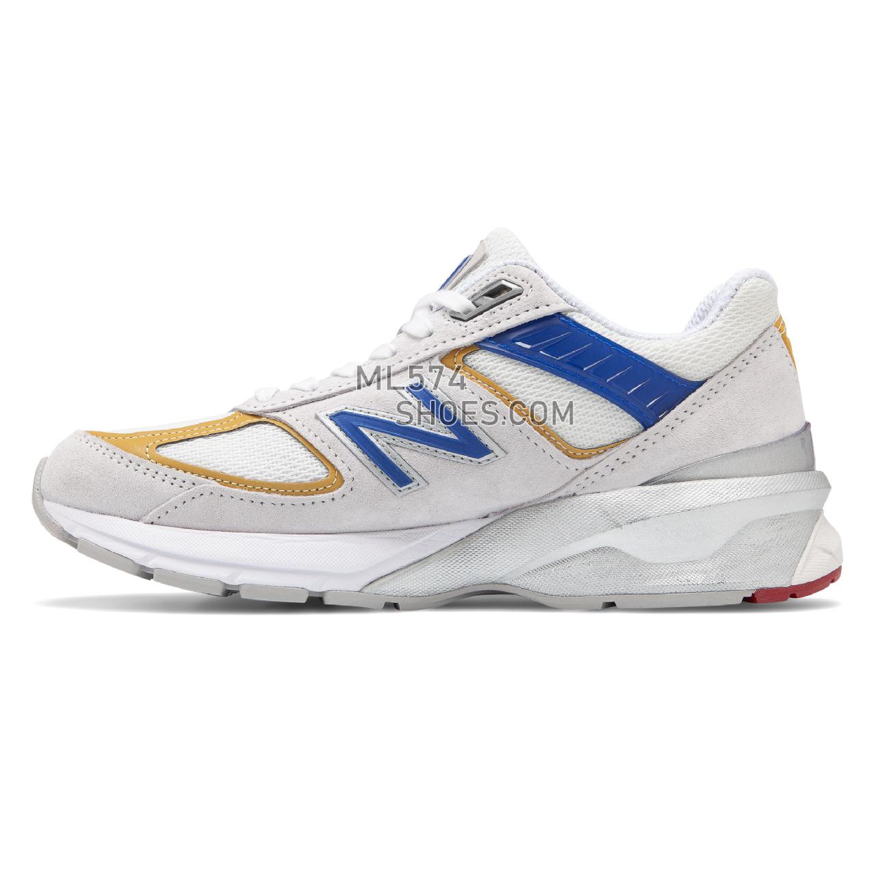 New Balance 990v5 Made in US - Women's Neutral Running - Nimbus Cloud with Team Red - W990NR5