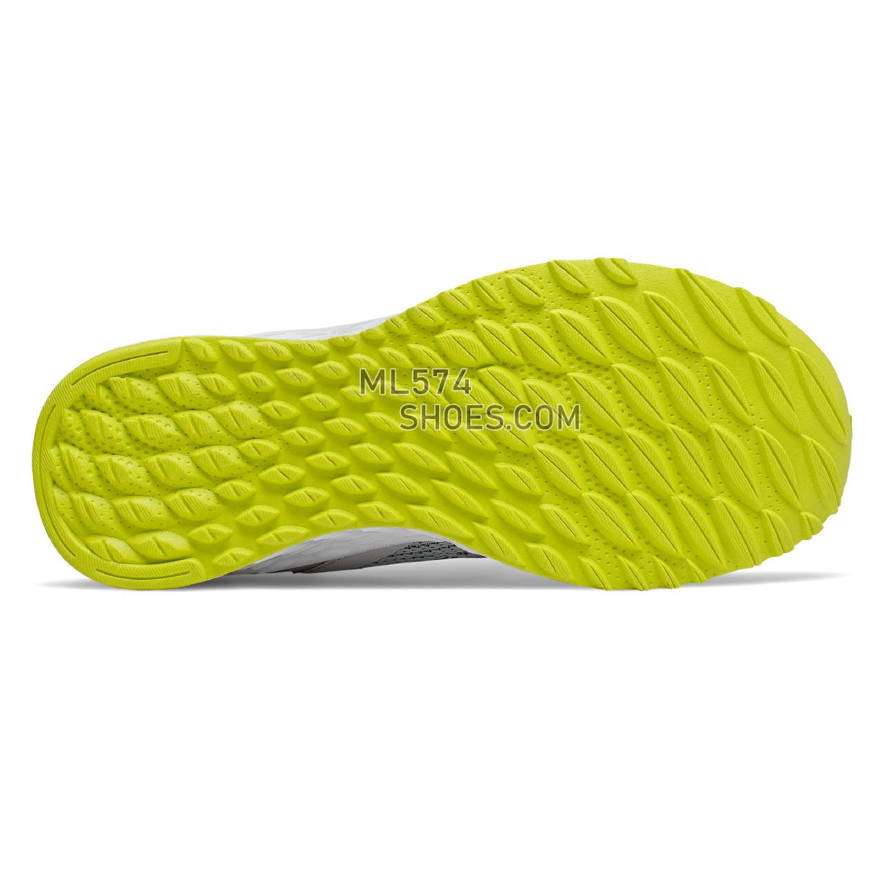 New Balance Fresh Foam Arishi v2 - Women's Neutral Running - Light Aluminum with White and Sulphur Yellow - WARISPG2