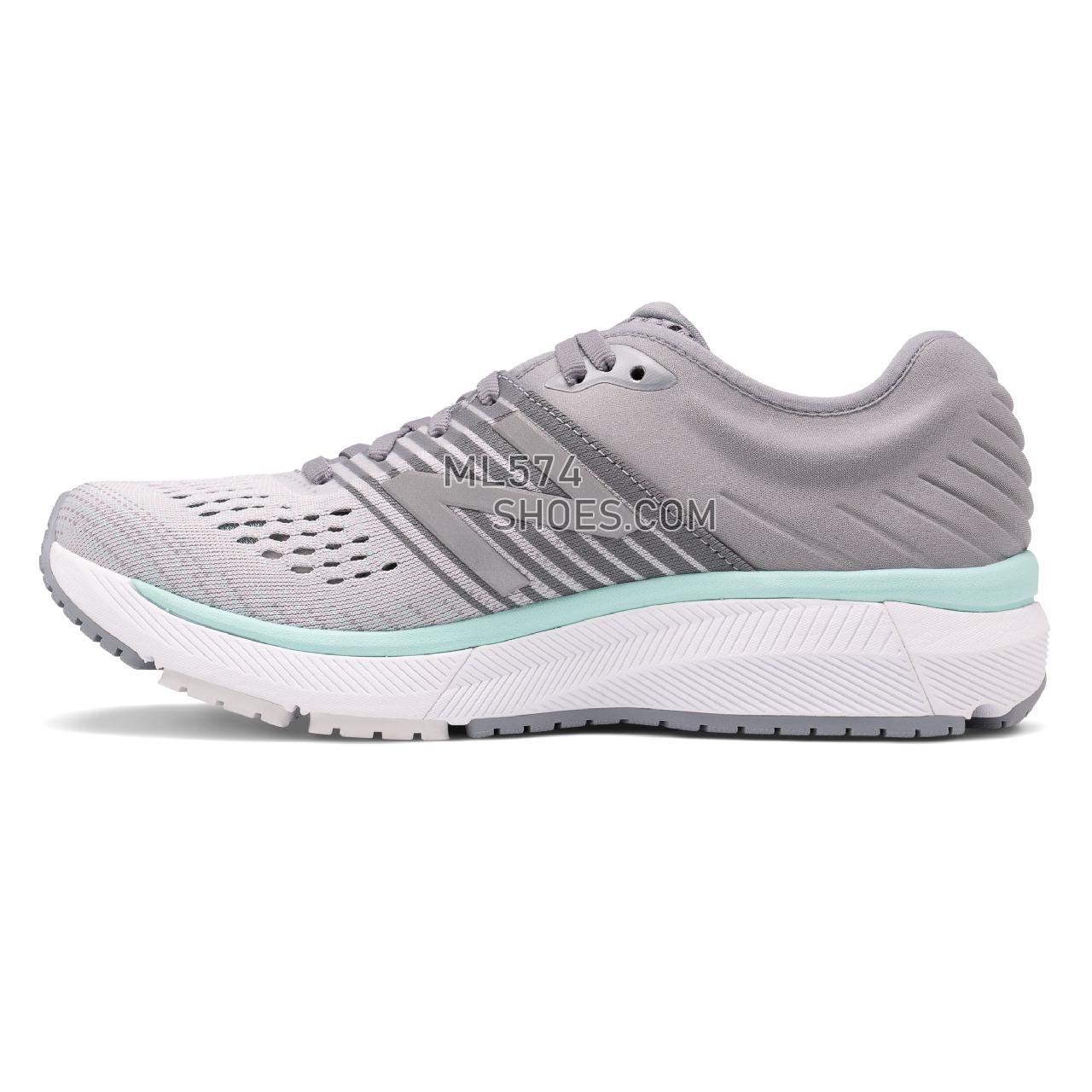 New Balance 860v10 - Women's Stability Running - Steel with Light Aluminum and Light Reef - W860P10