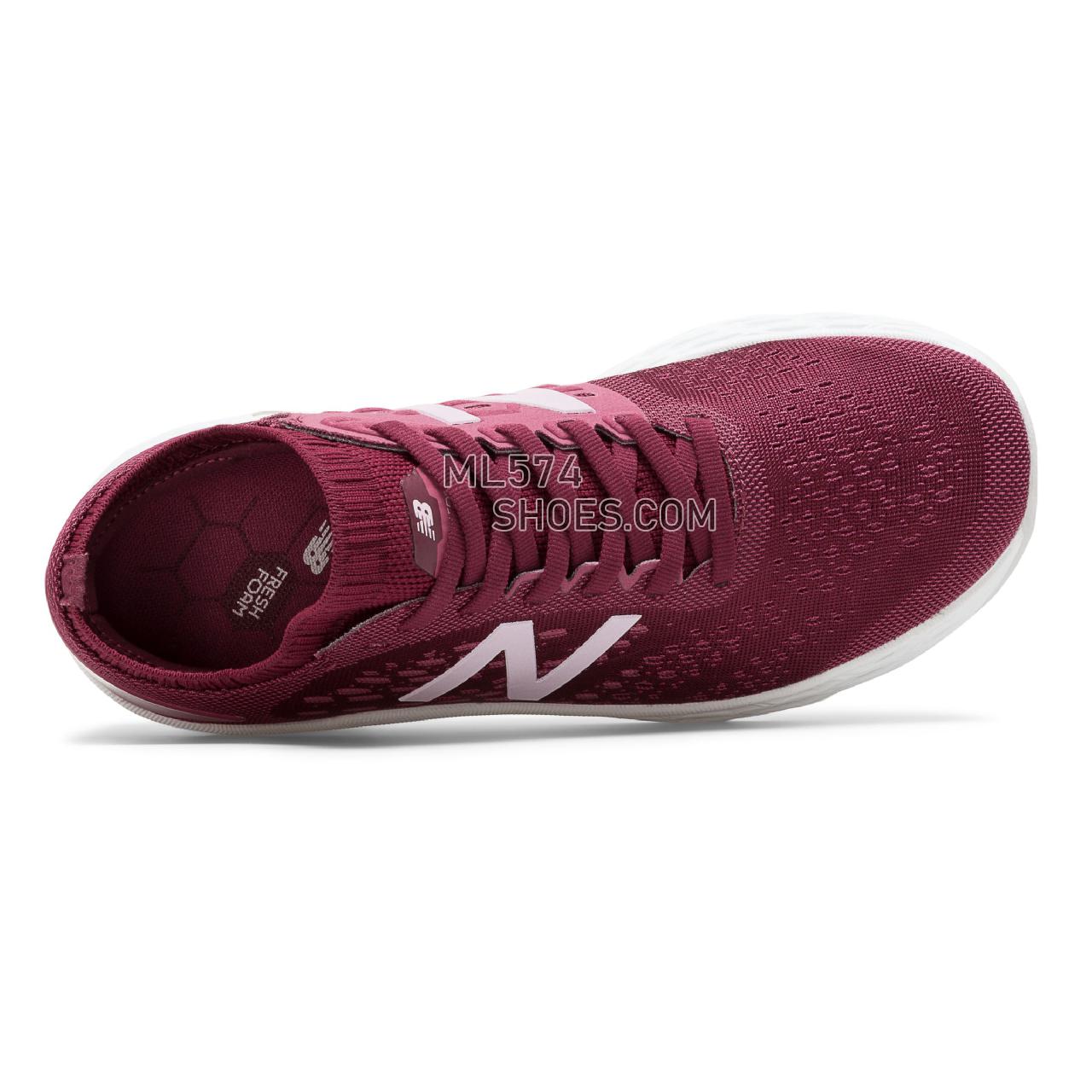 New Balance Fresh Foam Vongo v4 - Women's Stability Running - Sedona with Dragon Fruit and Oxygen Pink - WVNGOBV4