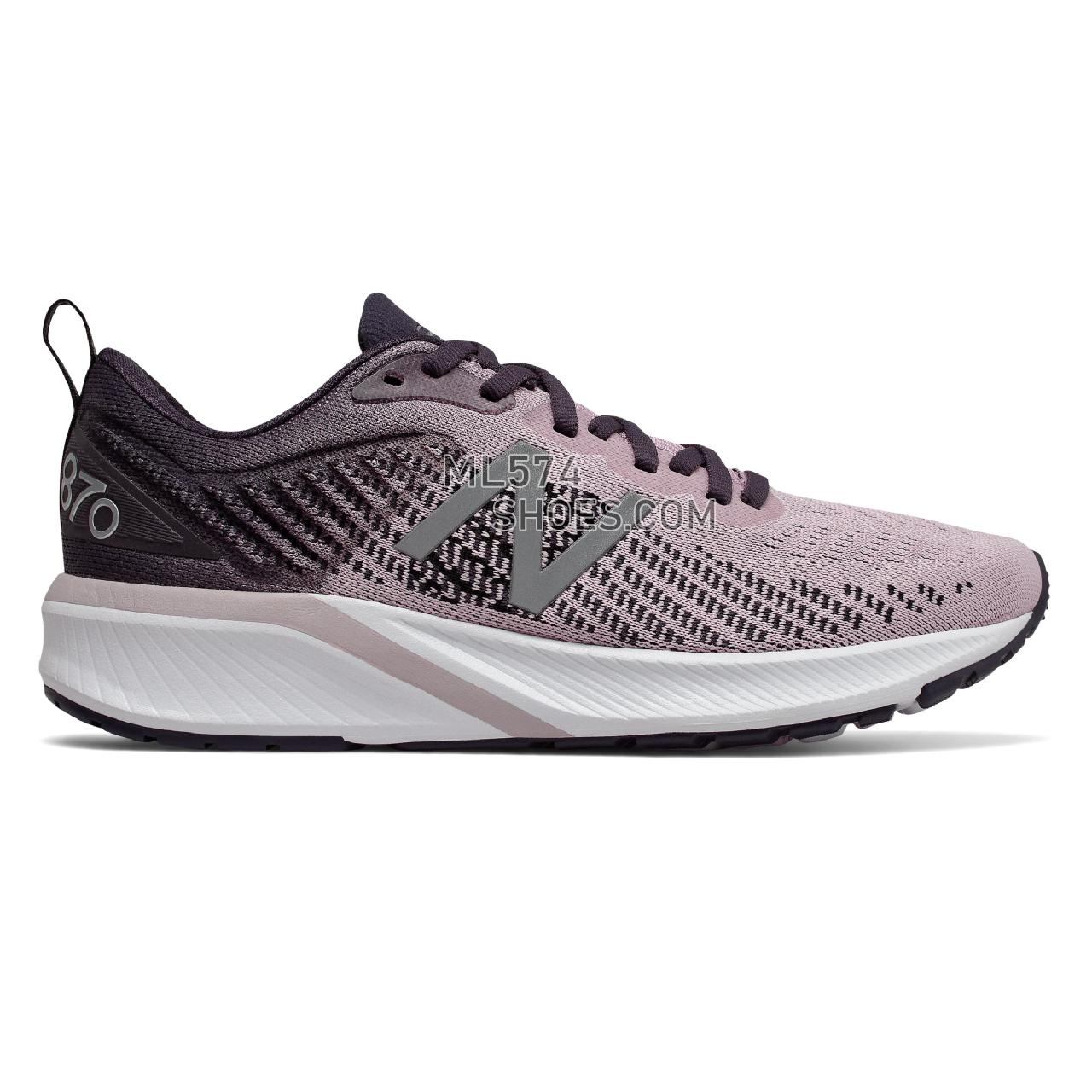 New Balance 870v5 - Women's Stability Running - Oxygen Pink with Iodine Violet - W870RP5