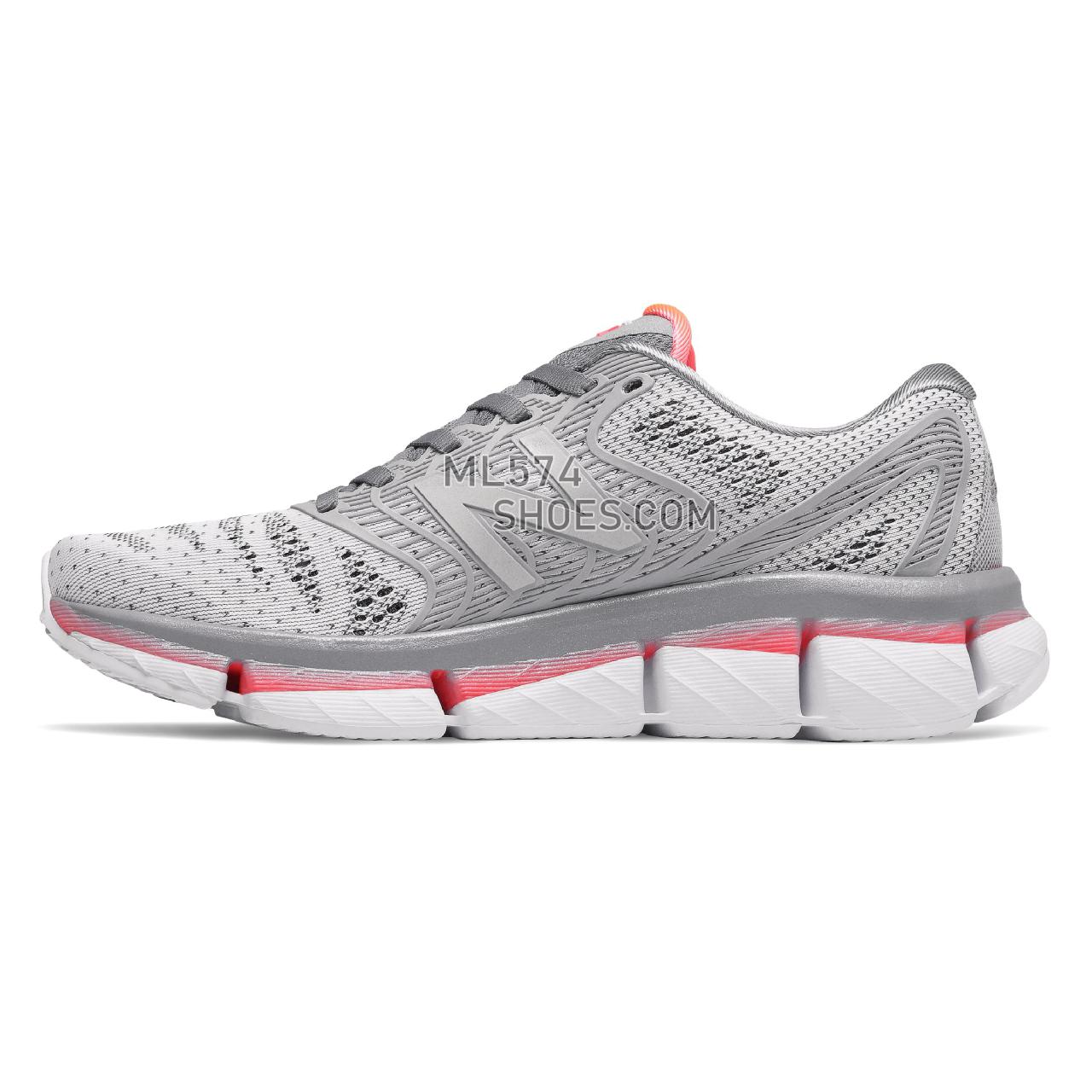 New Balance Rubix - Women's Stability Running - White with Steel and Guava - WRUBXWG