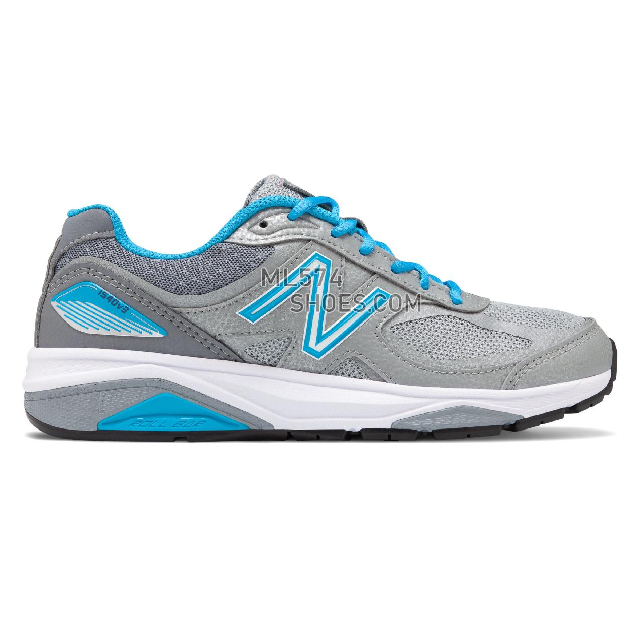 New Balance Made in US 1540v3 - Women's Motion Control Running - Silver with Polaris - W1540SP3