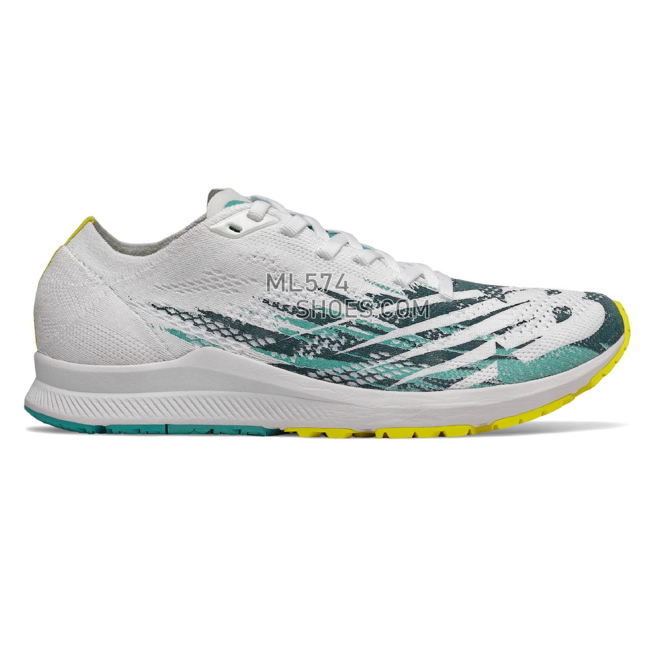New Balance 1500v6 - Women's Track Spikes And Cross Country - White with Sulphur and Tidepool - W1500WY6