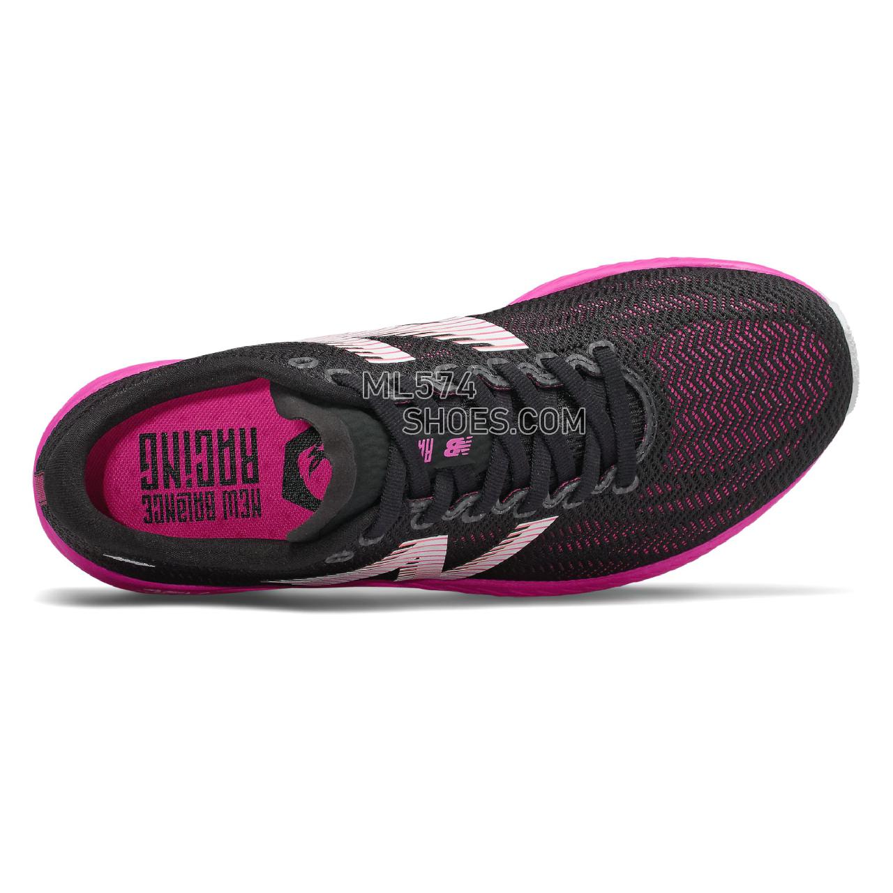 New Balance 1400v6 - Women's Track Spikes And Cross Country - Black with Peony - W1400RP6