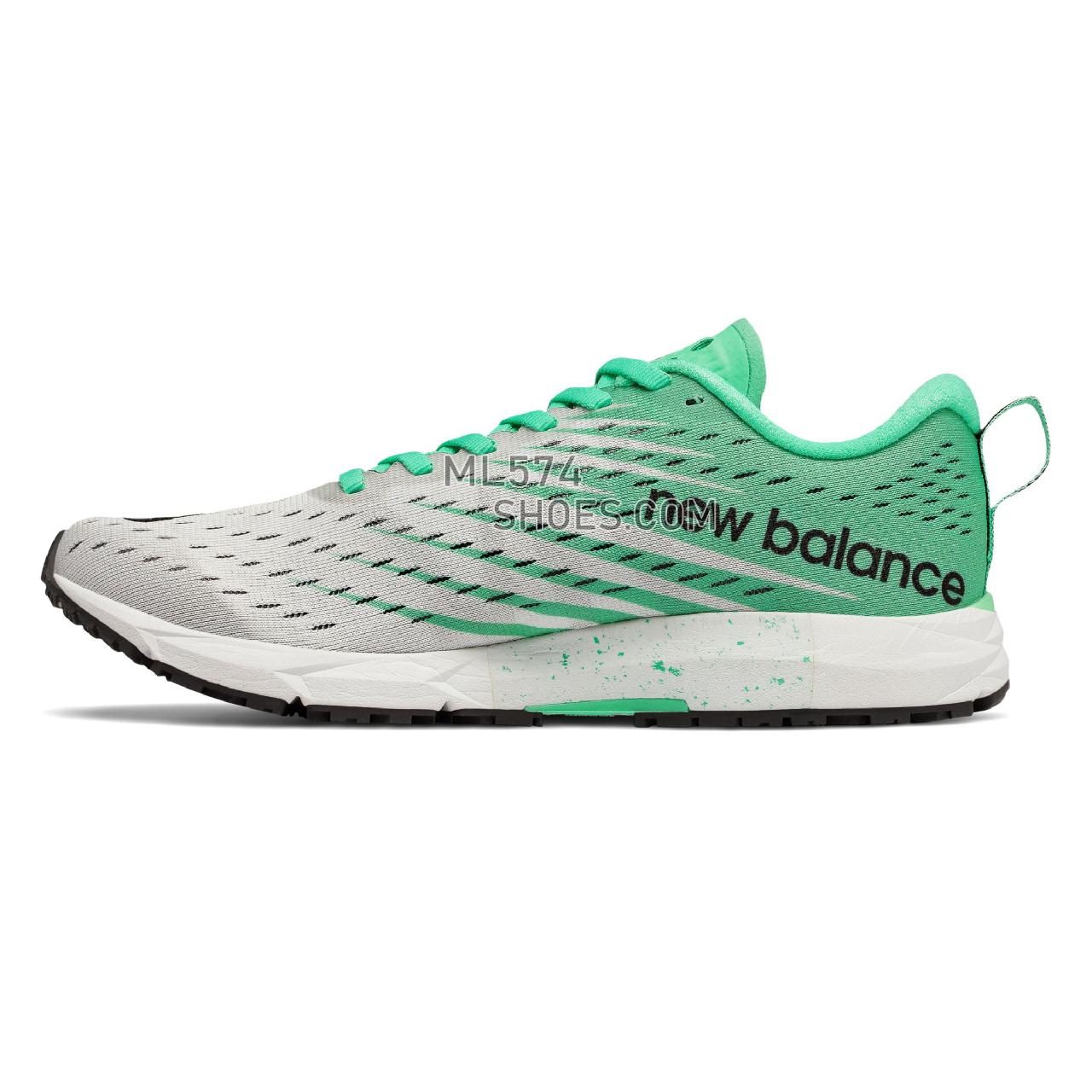 New Balance 1500v5 - Women's Track Spikes And Cross Country - White with Neon Emerald - W1500WG5