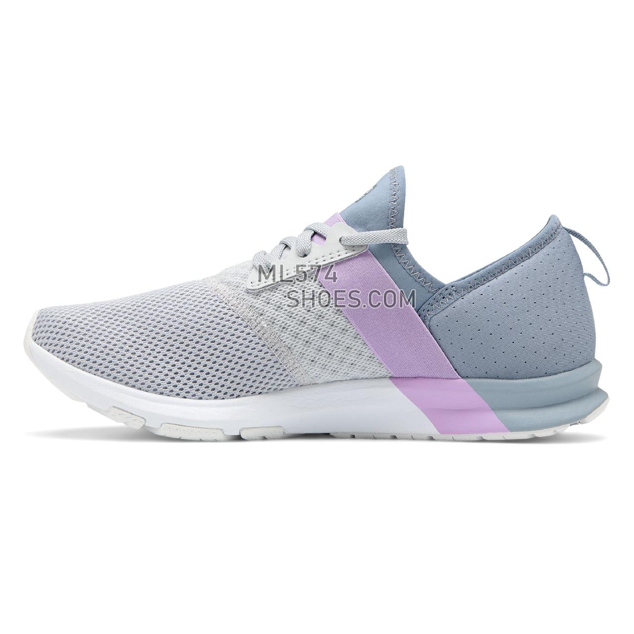 New Balance FuelCore NERGIZE - Women's Whats Trending - Light Aluminium with Reflection and Dark Violet Glo - WXNRGNG