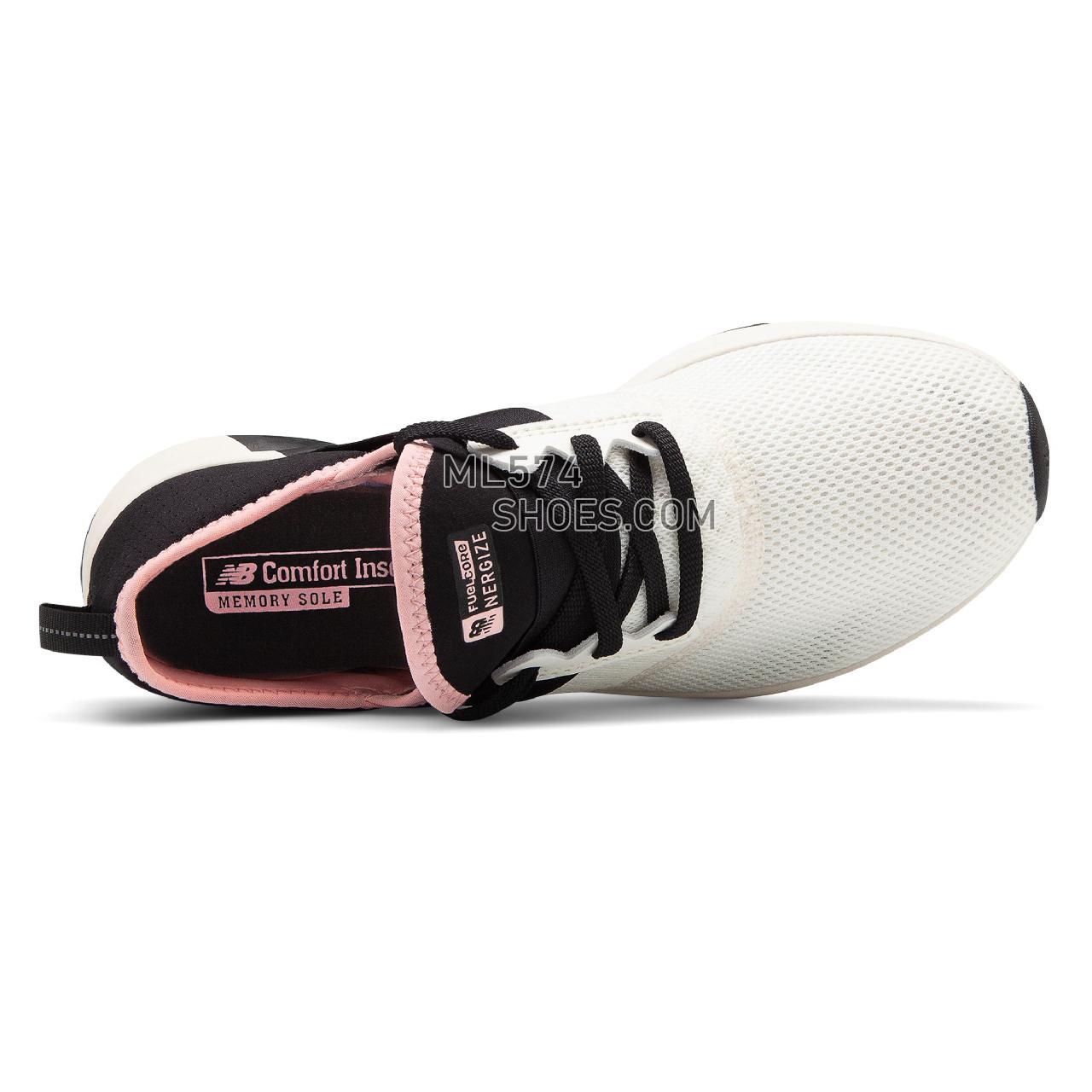 New Balance FuelCore NERGIZE - Women's Whats Trending - Sea Salt with Black and Guava Glo - WXNRGNS