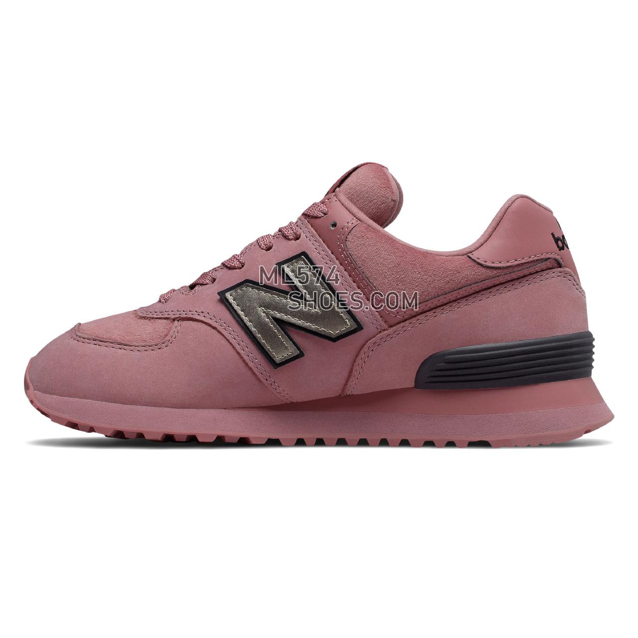 New Balance 574 - Women's Classic Sneakers - Twilight Rose with Black - WL574LDJ