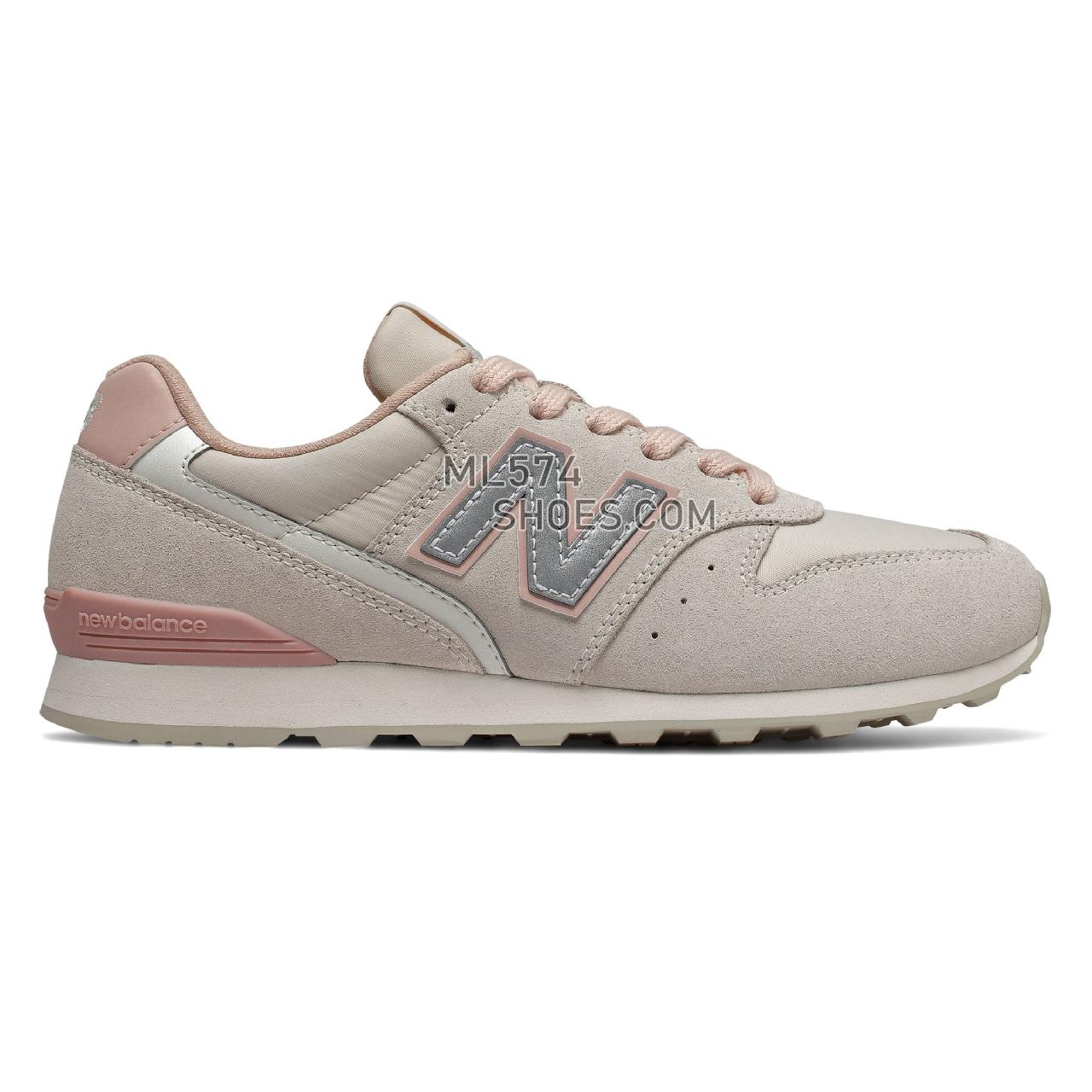 New Balance 996 - Women's Classic Sneakers - Oyster with White Oak - WL996AA