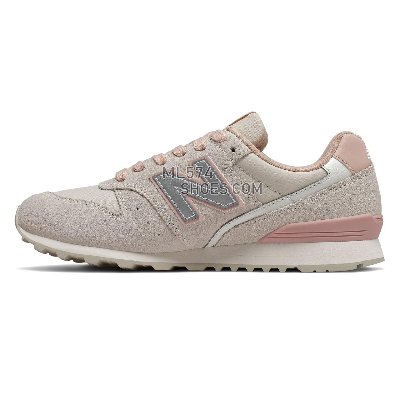 New Balance 996 - Women's Classic Sneakers - Oyster with White Oak - WL996AA