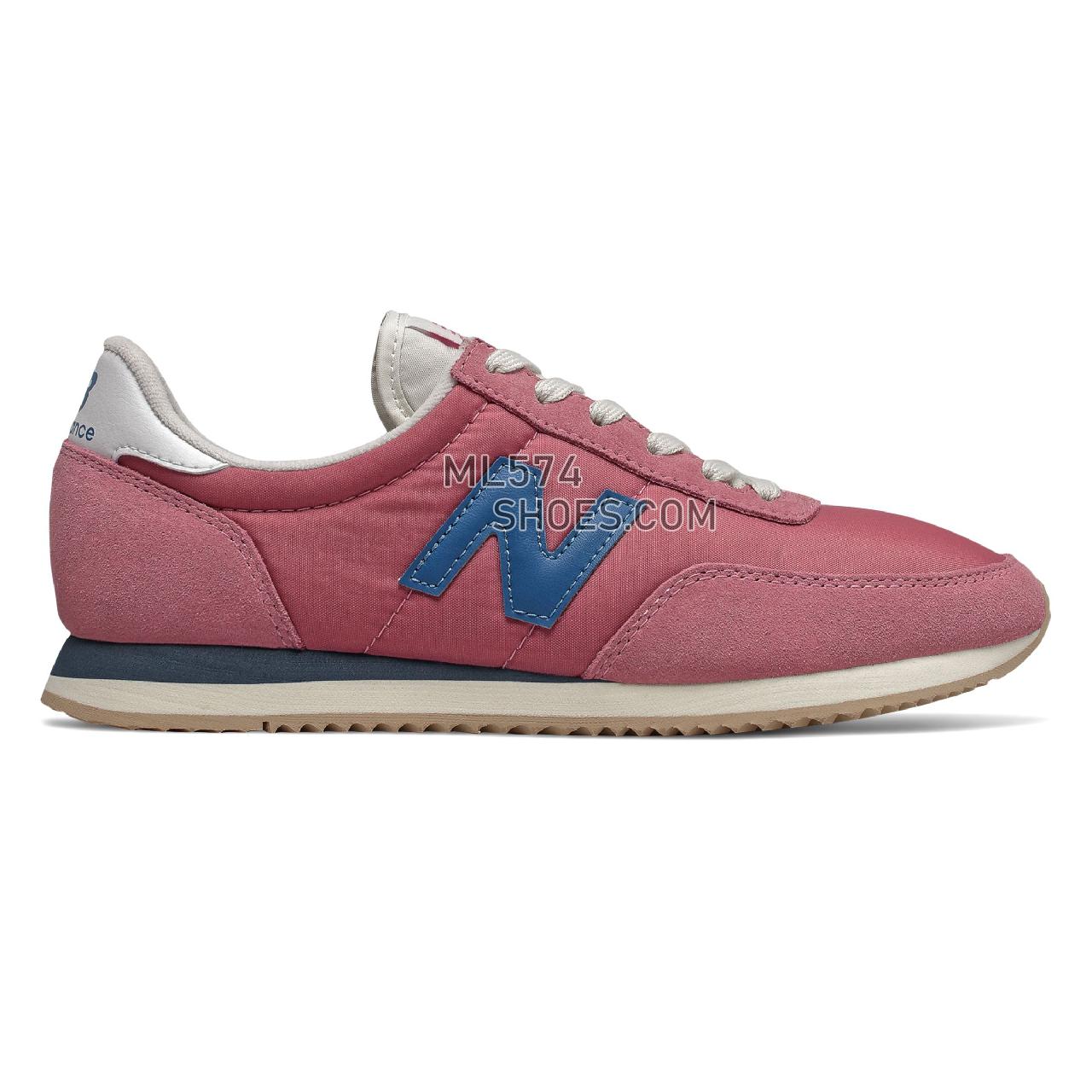 New Balance 720 - Women's Classic Sneakers - Madder Rose with Mako Blue - WL720BA
