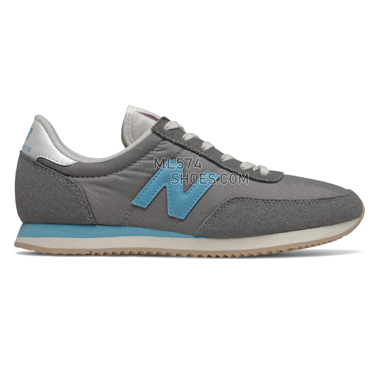 New Balance 720 - Women's Classic Sneakers - Castlerock with Wax Blue - WL720BD