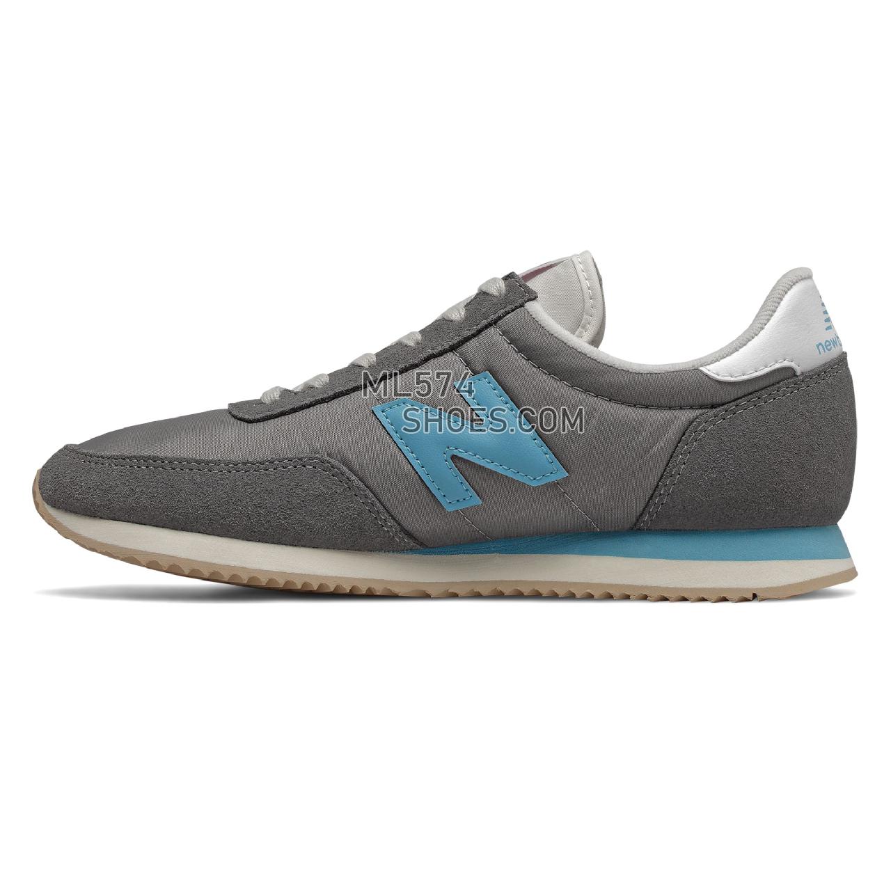 New Balance 720 - Women's Classic Sneakers - Castlerock with Wax Blue - WL720BD