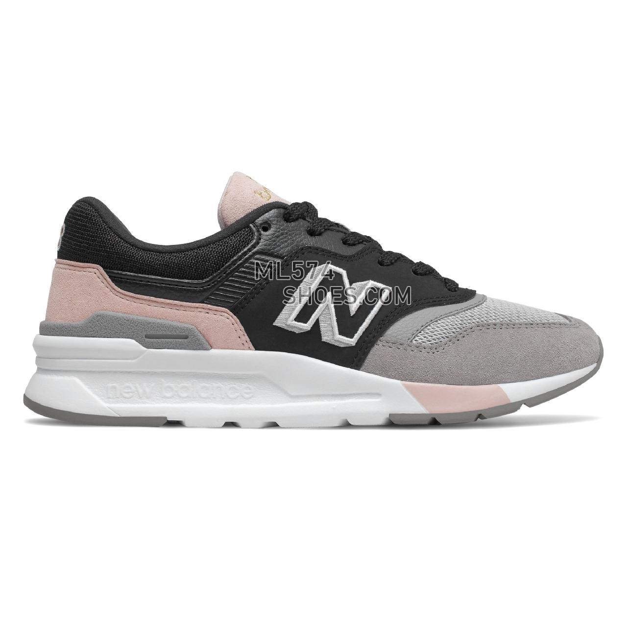 New Balance 997H - Women's Classic Sneakers - Black with Smoked Salt - CW997HAL