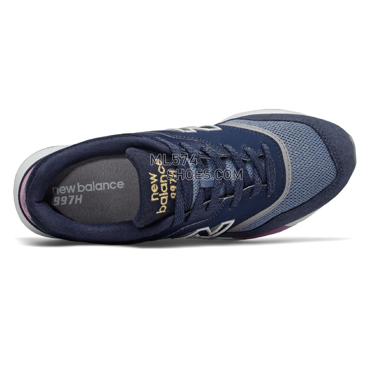 New Balance 997H - Women's Classic Sneakers - Natural Indigo with Dusty Cedar - CW997HAM