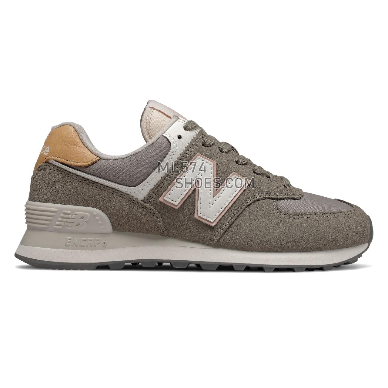 New Balance 574 - Women's Classic Sneakers - Earth with Warm Alpaca - WL574SYL