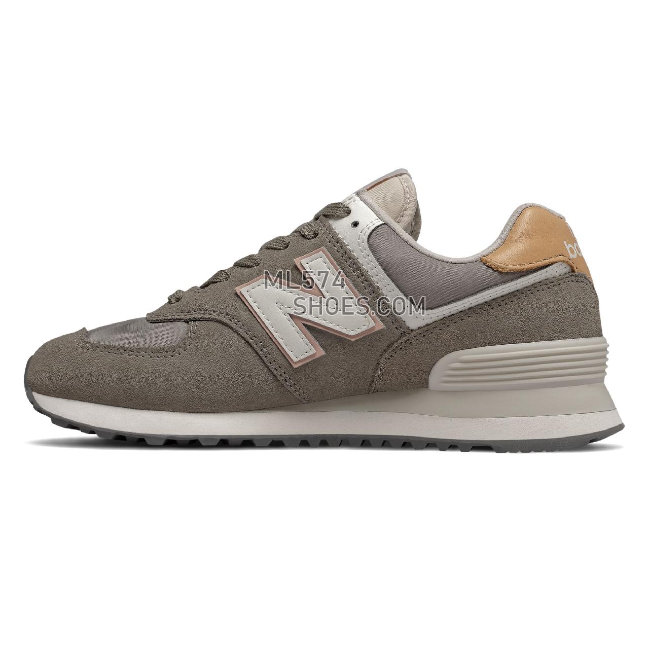 New Balance 574 - Women's Classic Sneakers - Earth with Warm Alpaca - WL574SYL