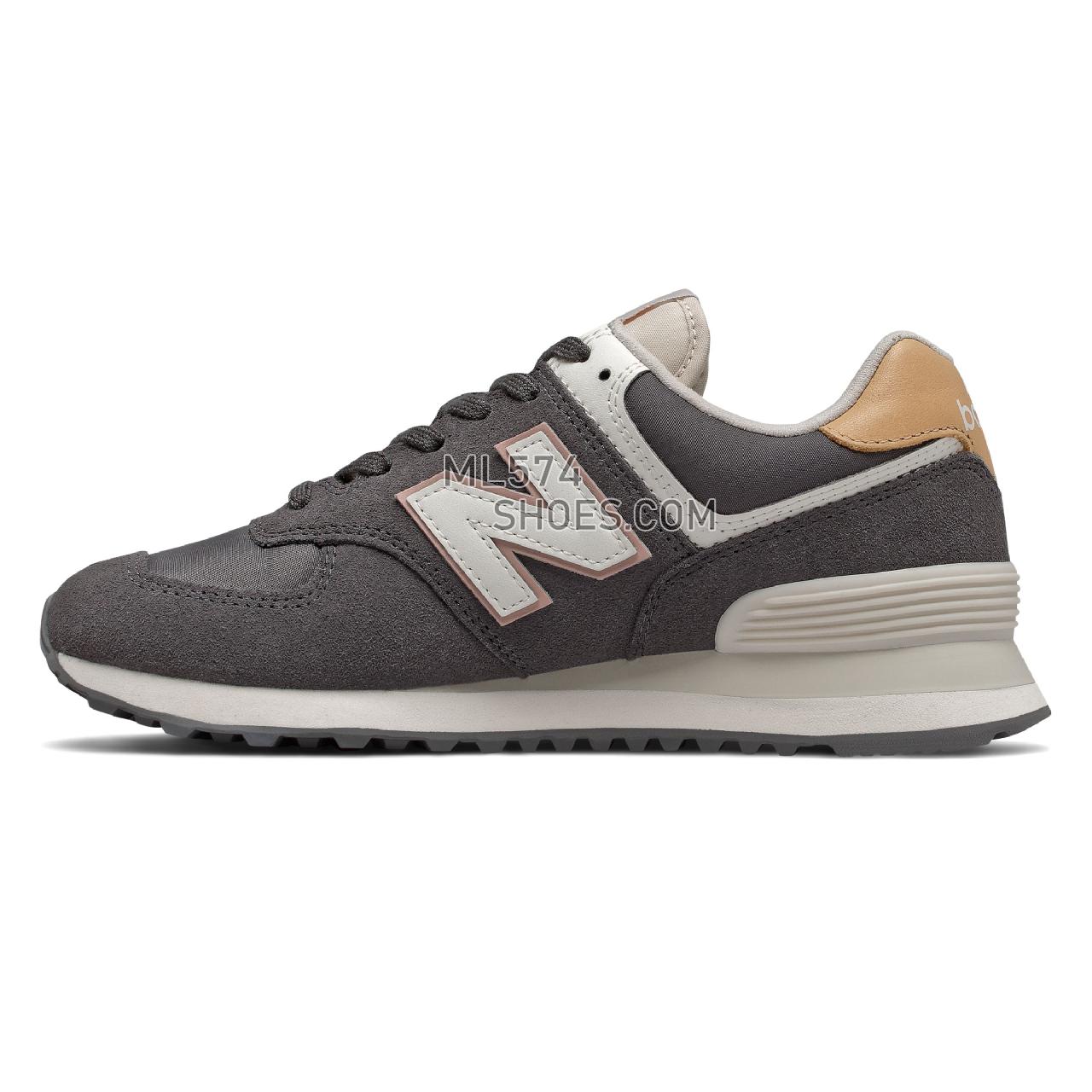 New Balance 574 - Women's Classic Sneakers - Magnet with Castlerock - WL574SYP