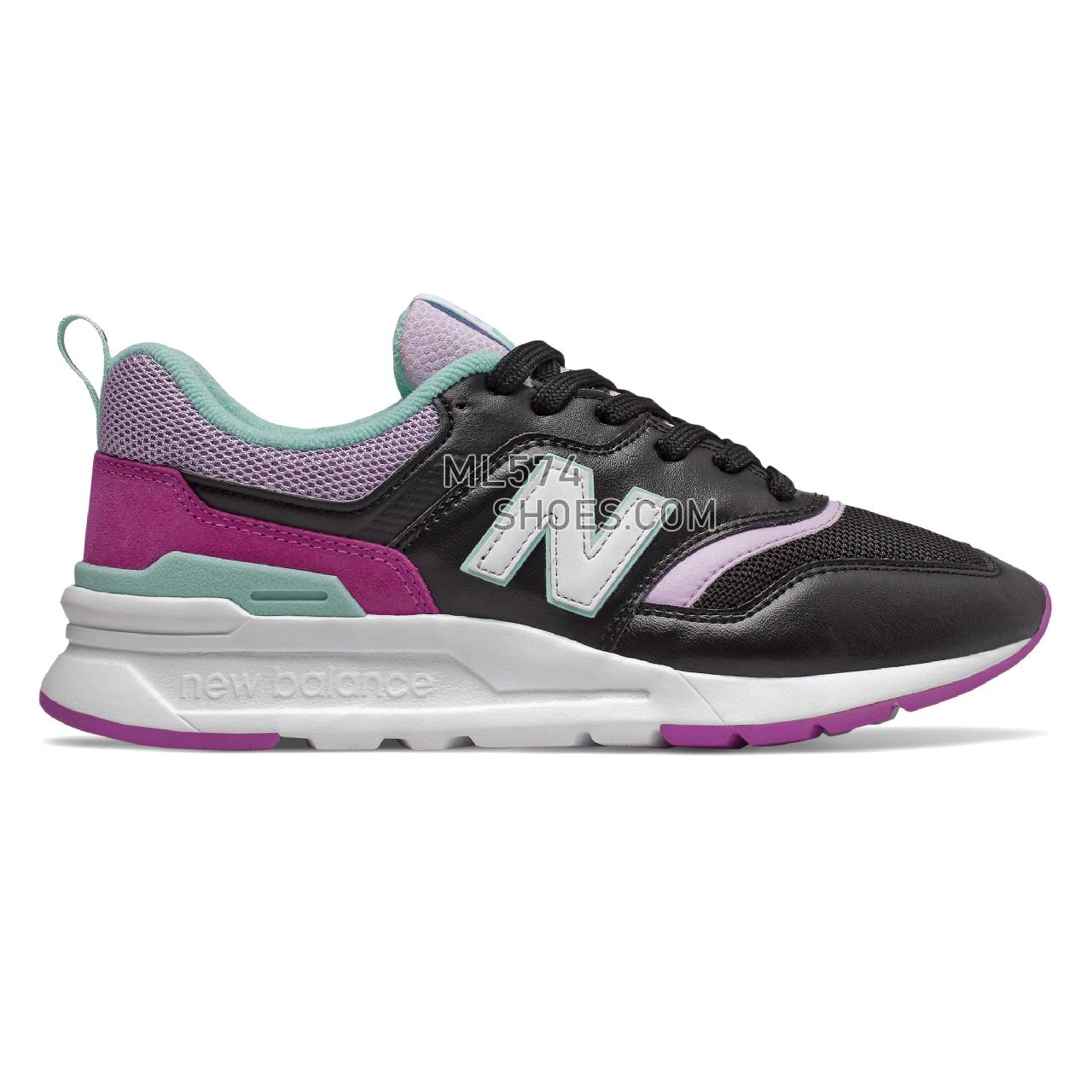 New Balance 997H - Women's Classic Sneakers - Purple with Black - CW997HMC