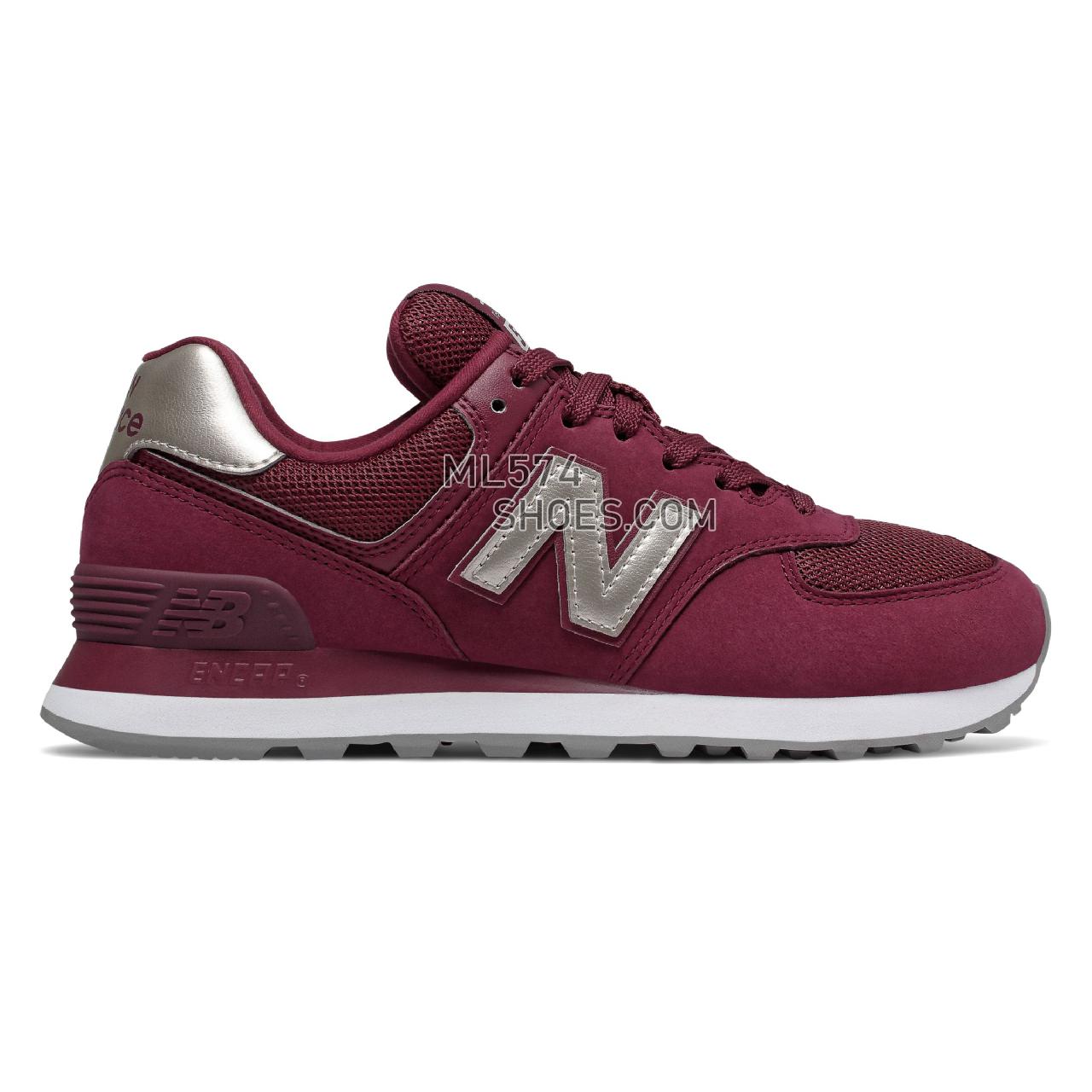 New Balance 574 - Women's Classic Sneakers - Sedona with Champagne - WL574WNL