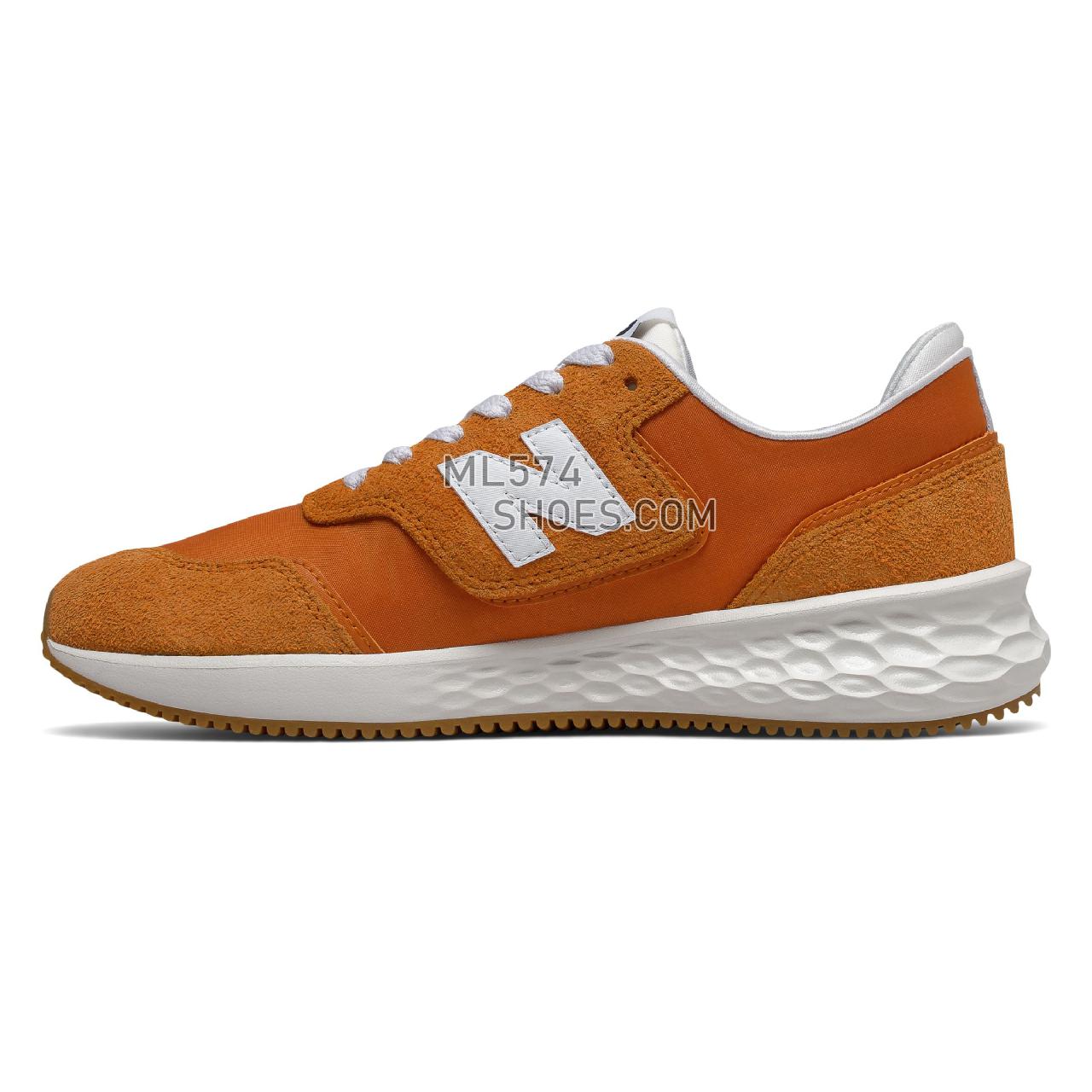 New Balance Fresh Foam X70 - Women's Sport Style Sneakers - Vintage Orange with Munsell White - WSX70YQ