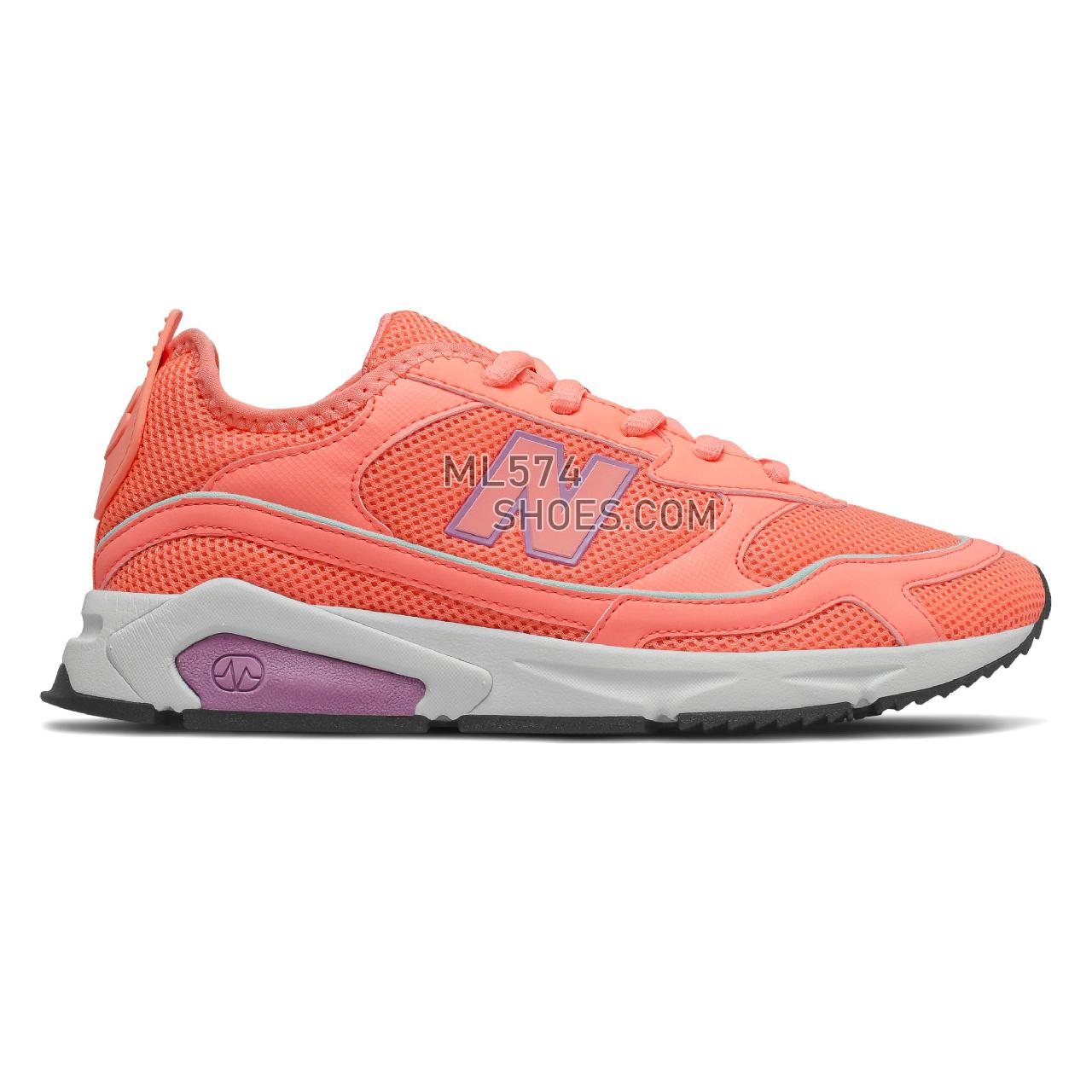 New Balance X-Racer - Women's Sport Style Sneakers - Ginger Pink with Canyon Violet - WSXRCNTA