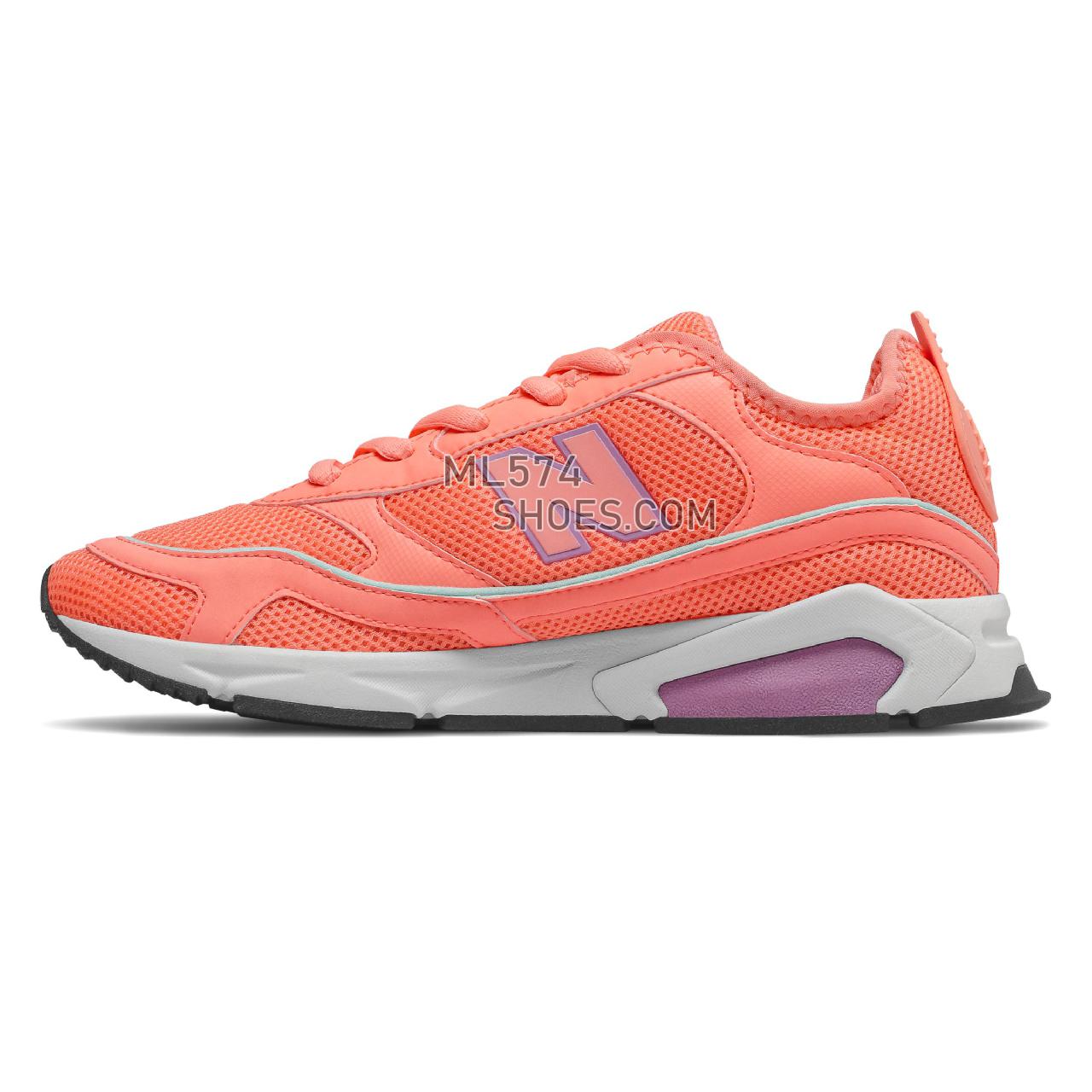 New Balance X-Racer - Women's Sport Style Sneakers - Ginger Pink with Canyon Violet - WSXRCNTA