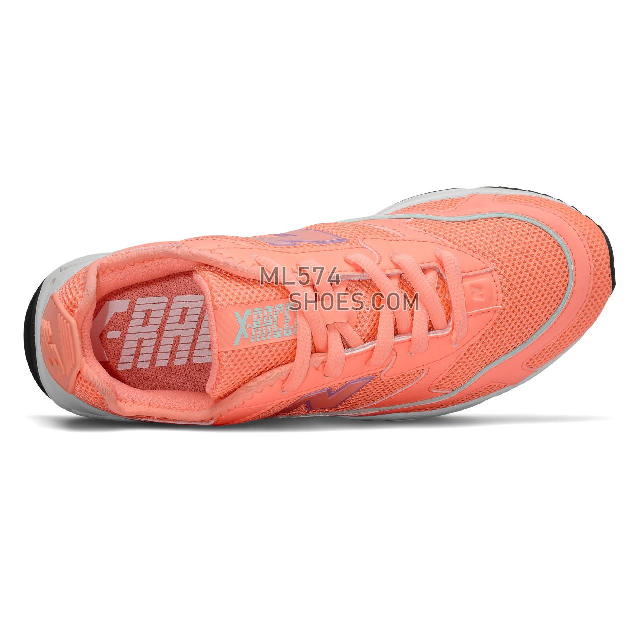 New Balance X-Racer - Women's Sport Style Sneakers - Ginger Pink with Canyon Violet - WSXRCNTA