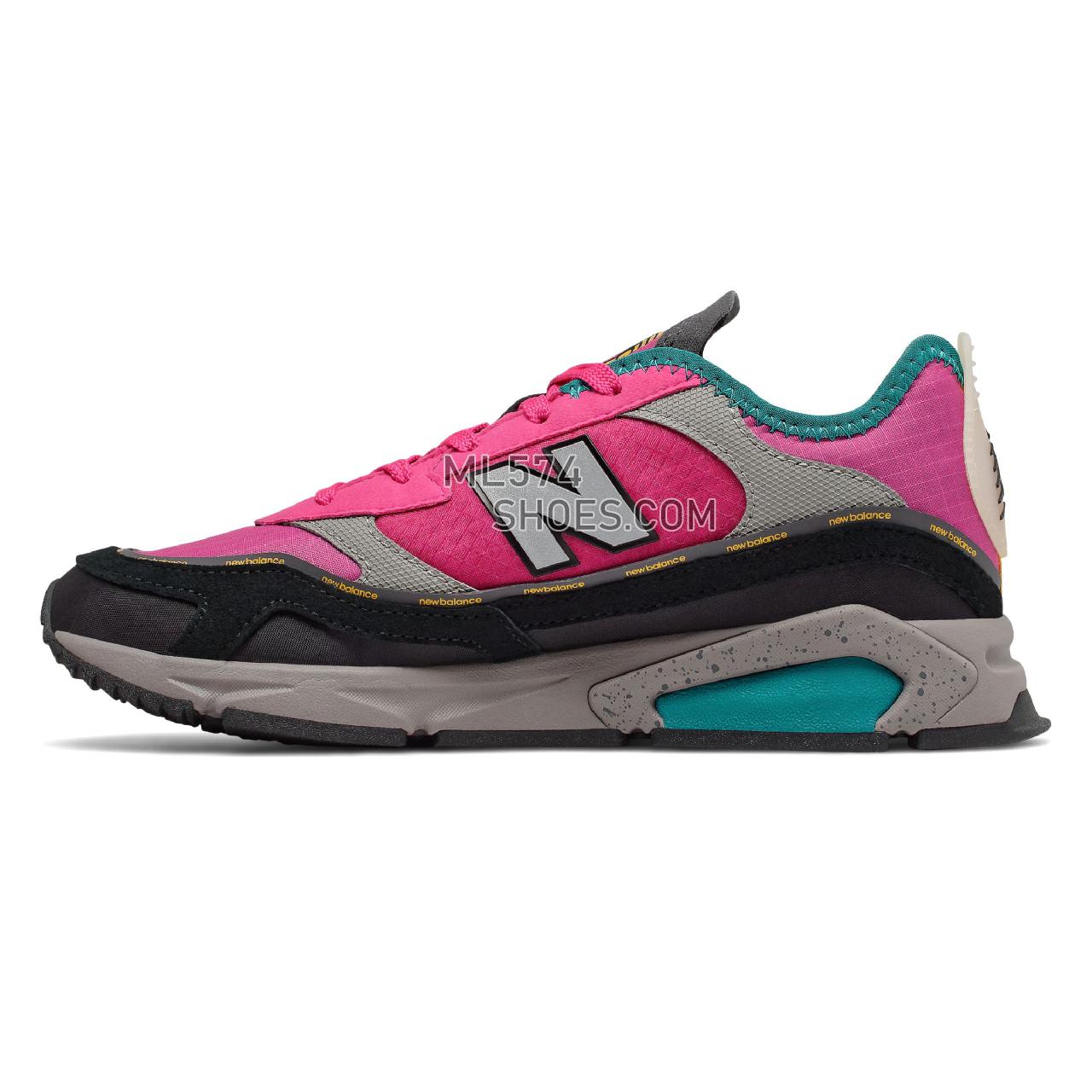 New Balance X-Racer - Women's Sport Style Sneakers - Exuberant Pink with Black - WSXRCRP