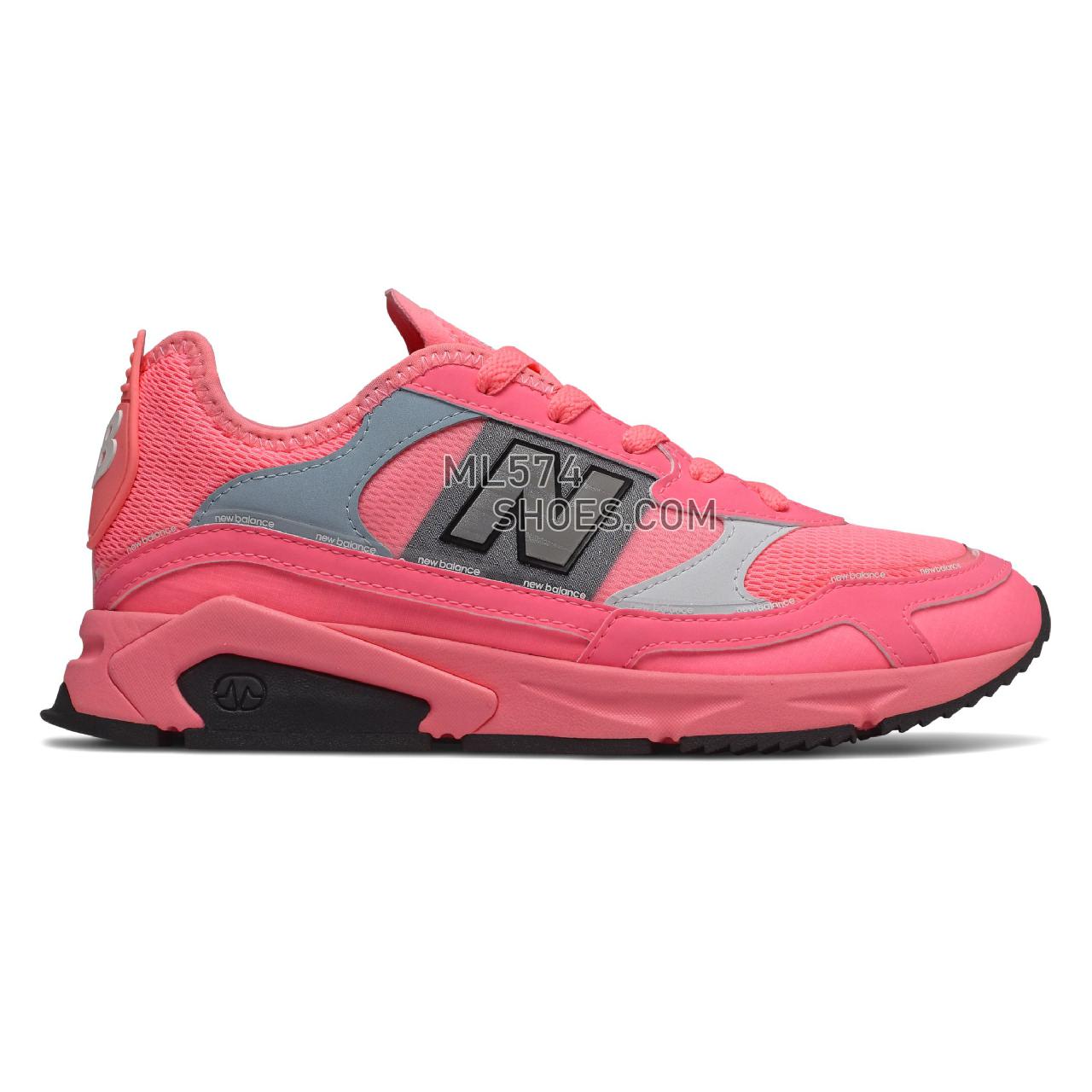 New Balance X-Racer - Women's Sport Style Sneakers - Bleached Guava with Winter Sky - WSXRCHFA