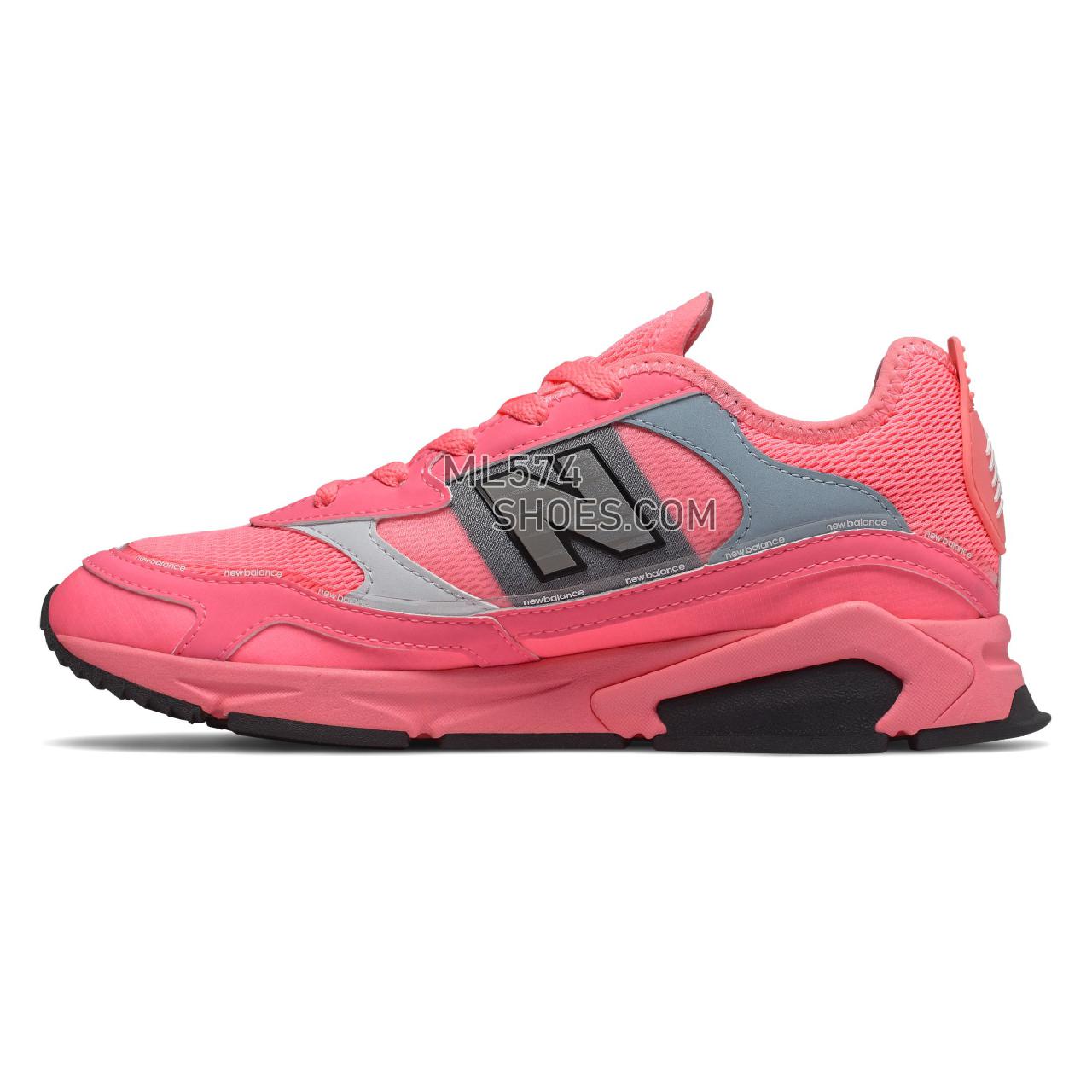 New Balance X-Racer - Women's Sport Style Sneakers - Bleached Guava with Winter Sky - WSXRCHFA