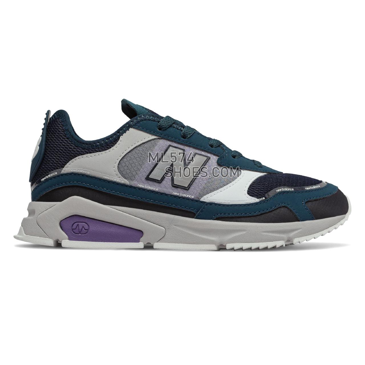 New Balance X-Racer - Women's Sport Style Sneakers - Supercell with Black and Violet Fluorite - WSXRCHFC