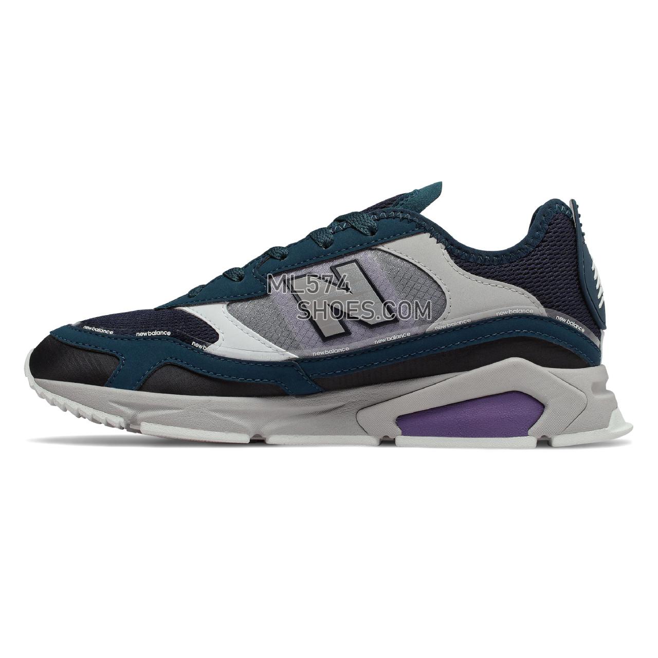 New Balance X-Racer - Women's Sport Style Sneakers - Supercell with Black and Violet Fluorite - WSXRCHFC