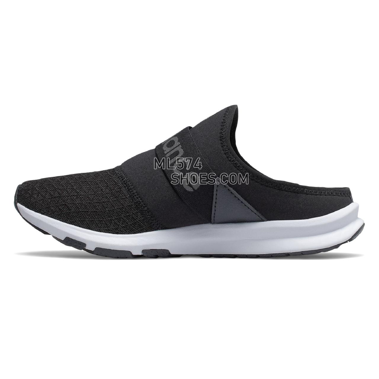 New Balance FuelCore Nergize Mule - Women's Sport Style Sneakers - Black with Magnet - WLNRMLB1