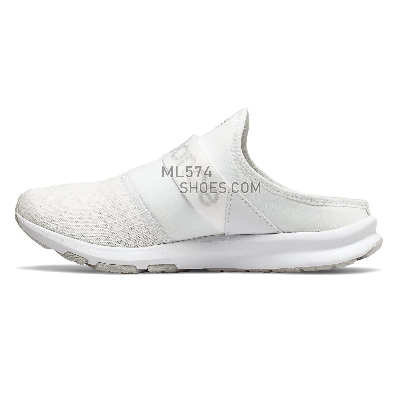 New Balance FuelCore Nergize Mule - Women's Sport Style Sneakers - White with Summer Fog - WLNRMLM1