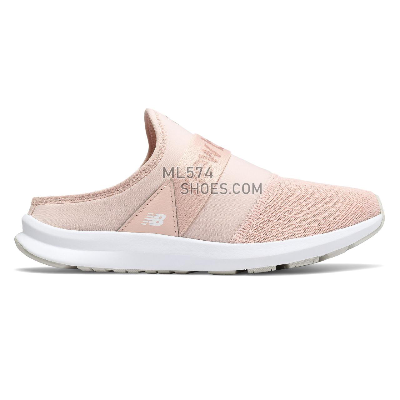 New Balance FuelCore Nergize Mule - Women's Sport Style Sneakers - Oyster Pink with Pink Mist - WLNRMLP1