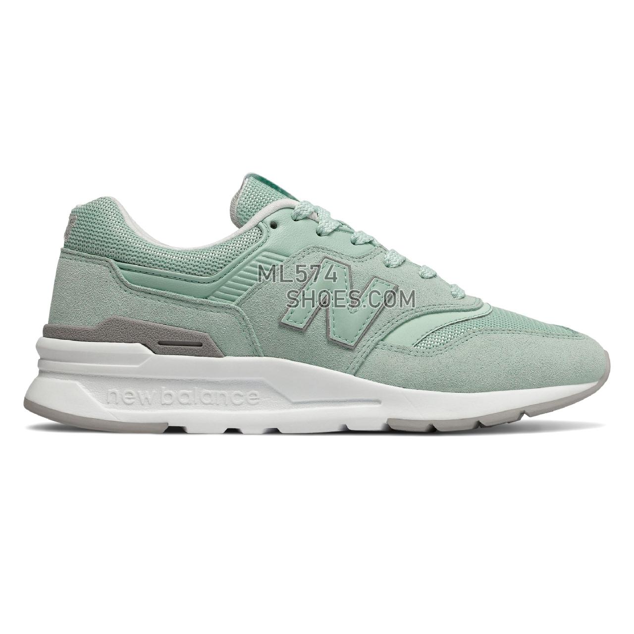 New Balance 997H Classic Essential - Women's Sport Style Sneakers - White Agave with White - CW997HCA