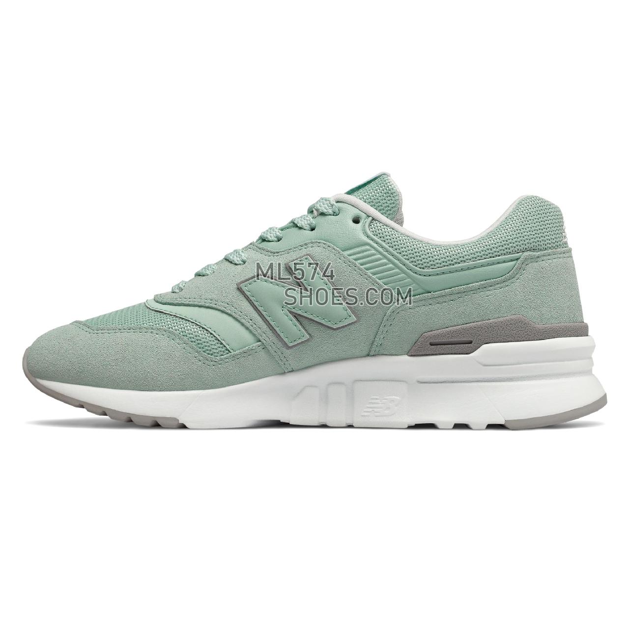 New Balance 997H Classic Essential - Women's Sport Style Sneakers - White Agave with White - CW997HCA