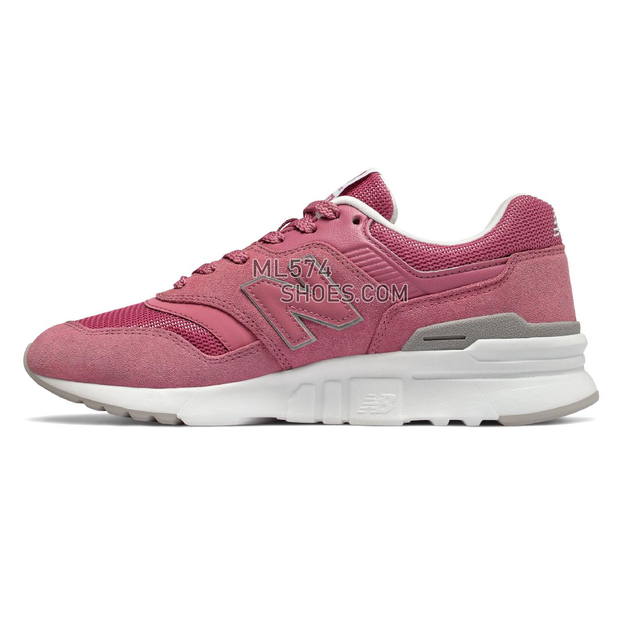 New Balance 997H Classic Essential - Women's Sport Style Sneakers - Mineral Rose with Light Cyclone - CW997HCB