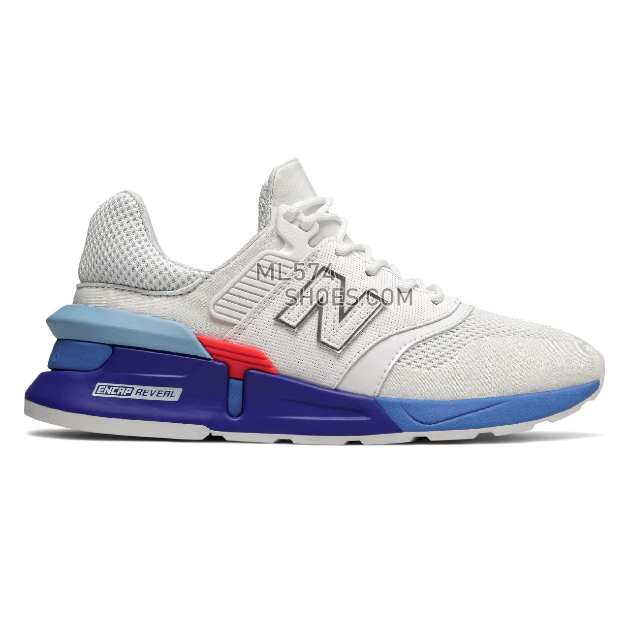 New Balance 997 Sport - Women's Sport Style Sneakers - White with Summer Sky - WS997HC